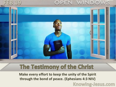 The Testimony of the Christ